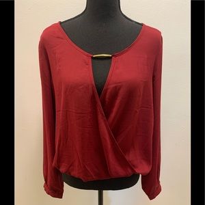 Maroon blouse